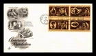 US COVER COLONIAL AMERICAN CRAFTSMEN FDC SETENANT SCOTT 1459A ARTCRAFT