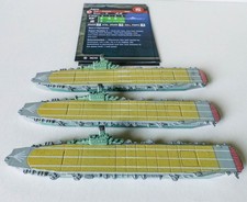 1x Junyo Axis & Allies War at Sea Miniatures 36/40 Condition Zebra