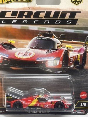 ホットウィール プレミアム　フェラーリ499P 4個セット Hot Wheels Premium 2025 Car Culture Circuit Legends 2/5 Red