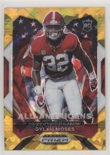 2021 Panini Prizm Draft Picks All-American Gold Ice Prizm Dylan Moses #190 2l4
