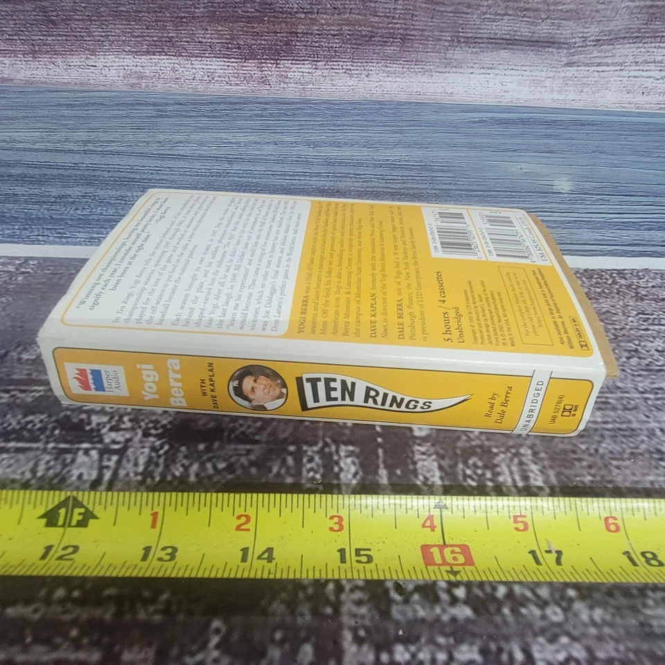 Cintas de colección Ten Rings: My Championship Seasons de Kaplan & Yogi Berra, HCDJ, MLB Foto 4 de 4