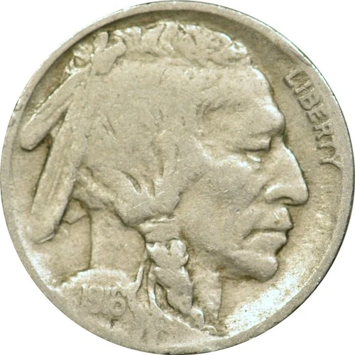 1916   5C Buffalo Nickel Very Good or better  S181105