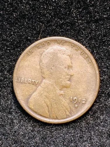 1912 S ~ LINCOLN WHEAT CENT ~ CH VG