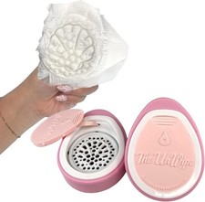 Textured, Portable, Septic-Safe Tush Cleaning Instead of Flushable or... Bundle