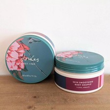 2 x Joules Floral Wreath Body Souffle 200ml Body Butter Bergamot Clementine uk