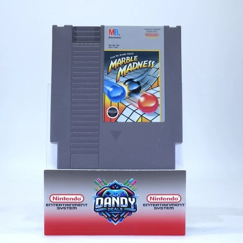 Marble Madness Authentic, Tested - NES