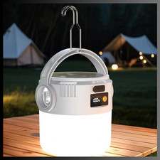 Outdoor Solar Lantern Hanging LED Camping Light Rechargeable USB Emergency Lamp