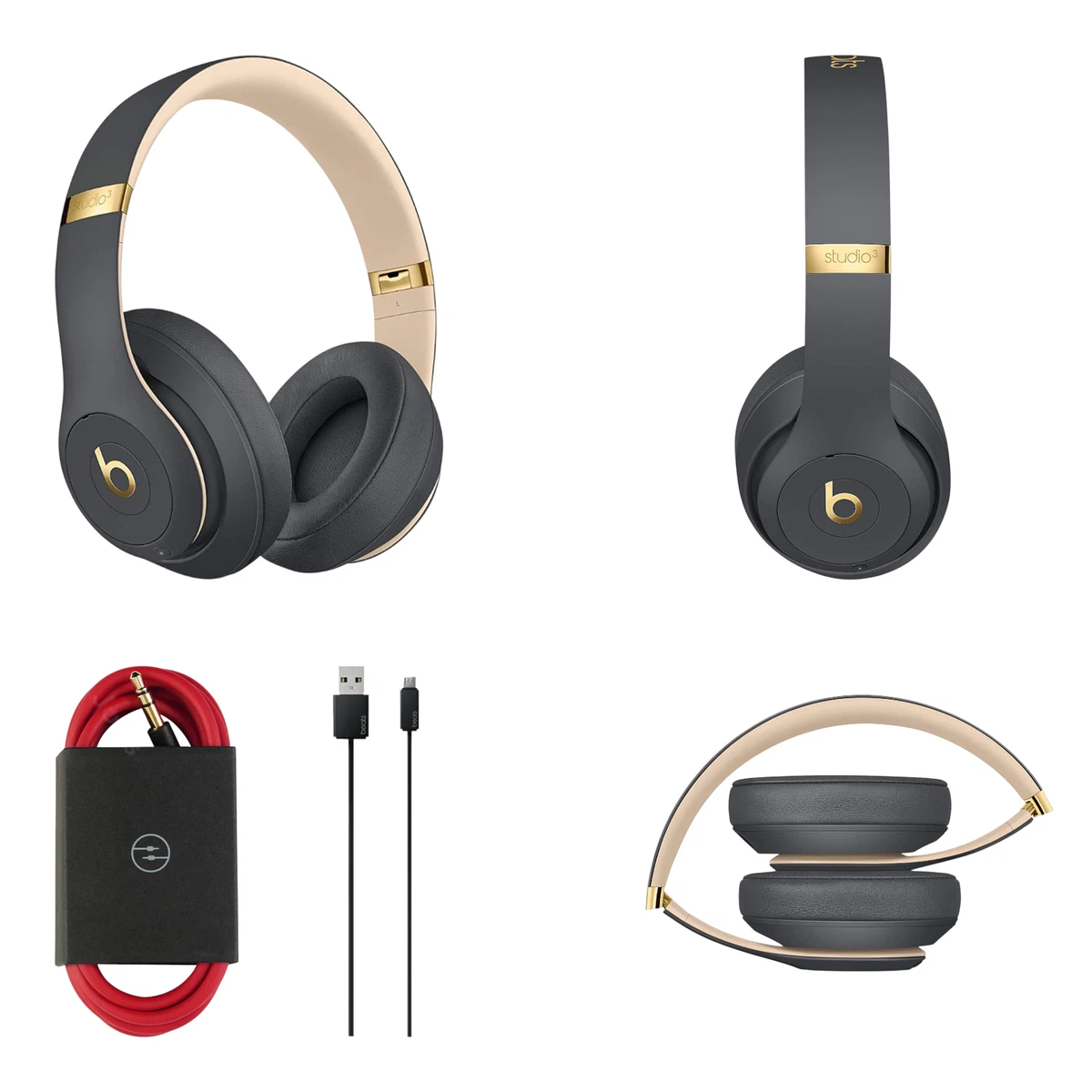 Beats by Dr. Dre Studio3 Gray Headphones for Sale | Shop New