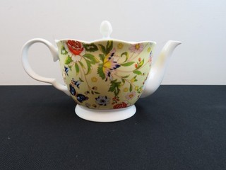 Large Aynsley Cottage Garden Teapot Flowers & Butterflies