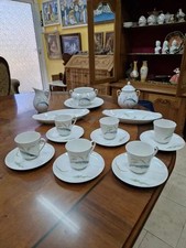 Rare antique French coffee service ROYALE D'ARTOIS LIMOGES