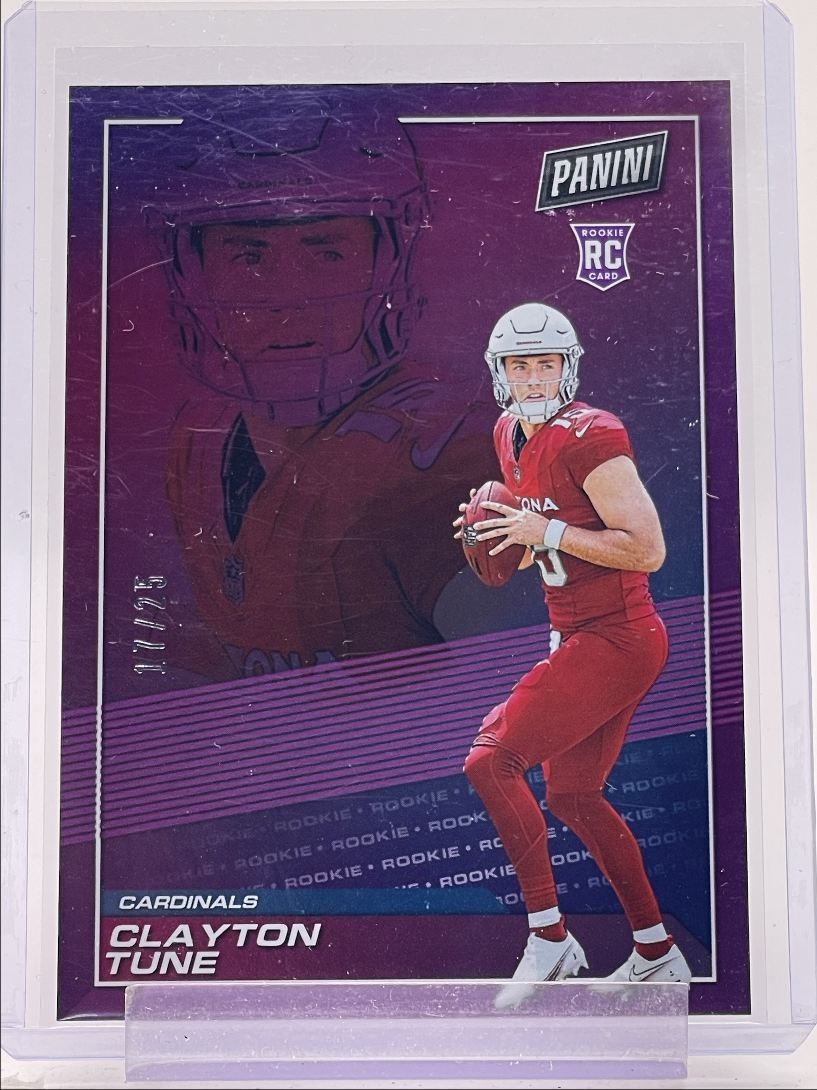 Clayton Tune Panini Player of the Day Rookies #RC20 Purple