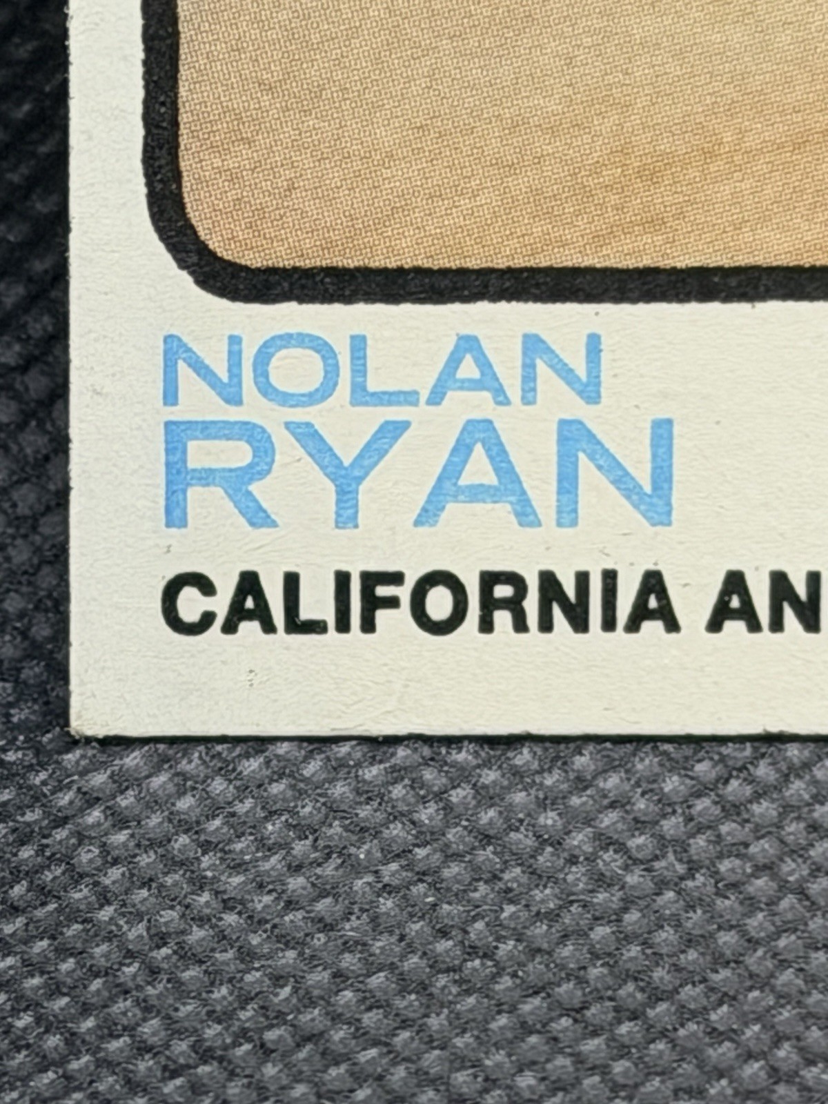 1973 Nolan Ryan #220 California Angels EX+ AI Grade Analysis Included view 2
