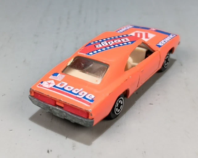 Vintage 1981 Yatming #1081 Orange 69 Dodge Charger 1/64 Diecast #10 VHTF - Image 3 of 4