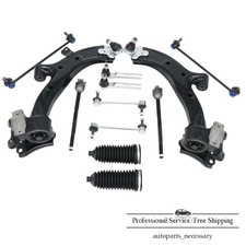 For 2013-2018 Acura RDX 12Pcs Front Lower Control Arm Tie Rod End Suspension Kit