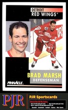 Brad Marsh 1991-92 Pinnacle #361 Detroit Red Wings