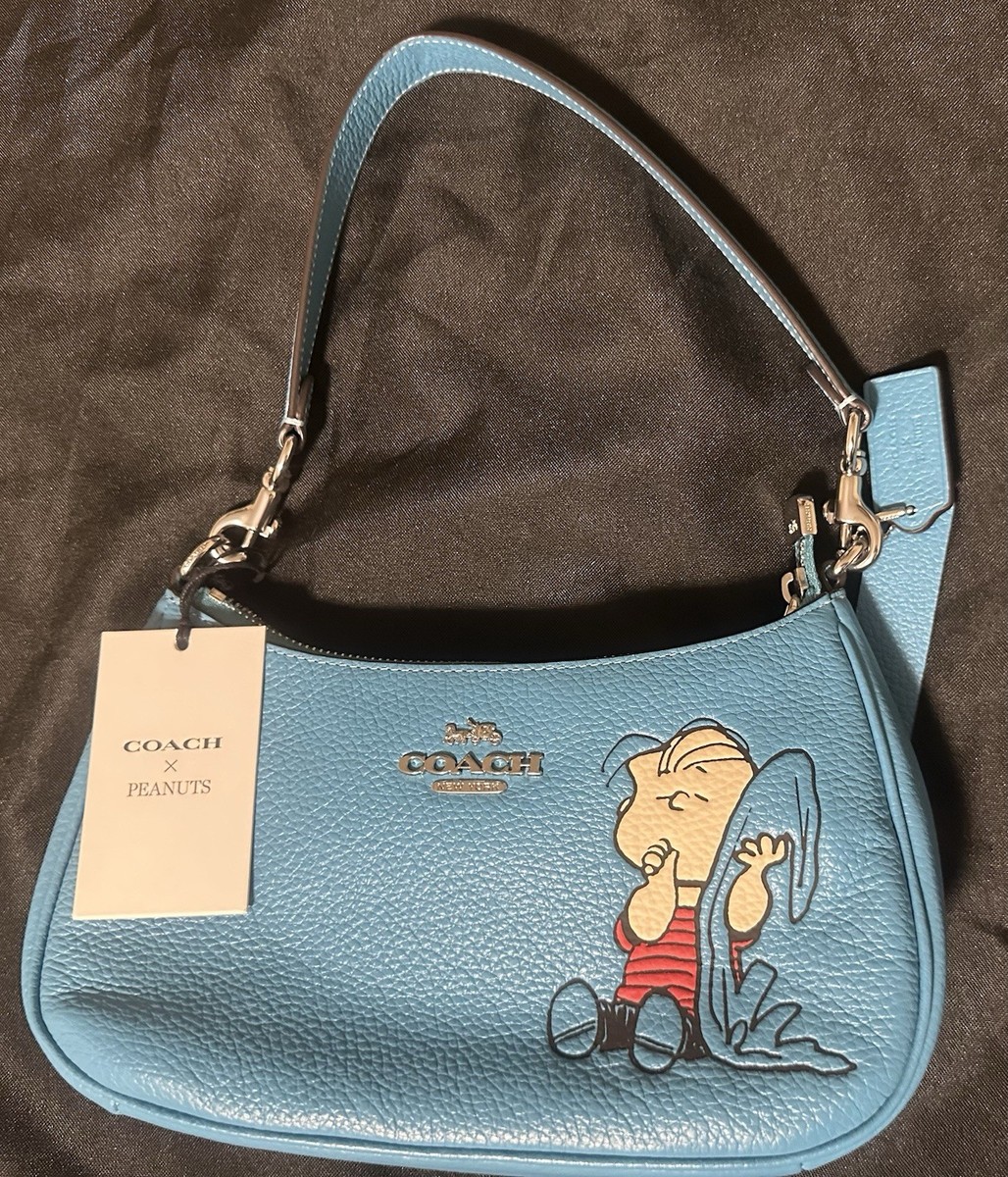 Coach x Peanuts Teri Shoulder Bag With Linus | eBay