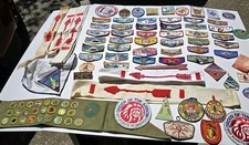 Large Vintage Boy Scout OA Lot. Flap & Other Patches, Sashes, Etc.