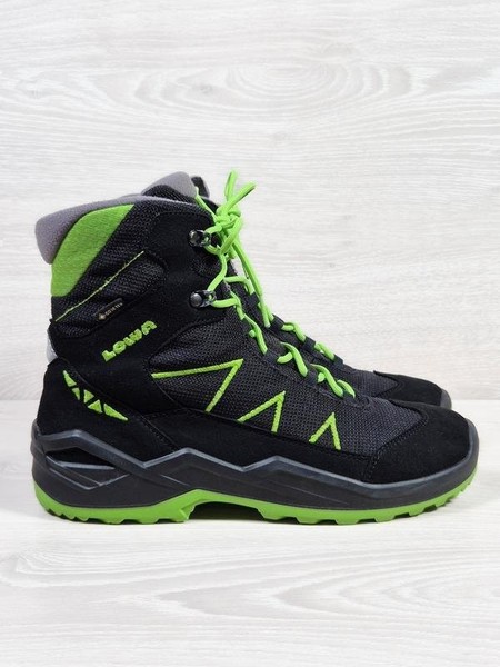 Women Lowa Boots Black Suede 38.5