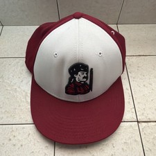 Vintage The Game Pro Umass Minutemen The G Cap Red White Fitted Large