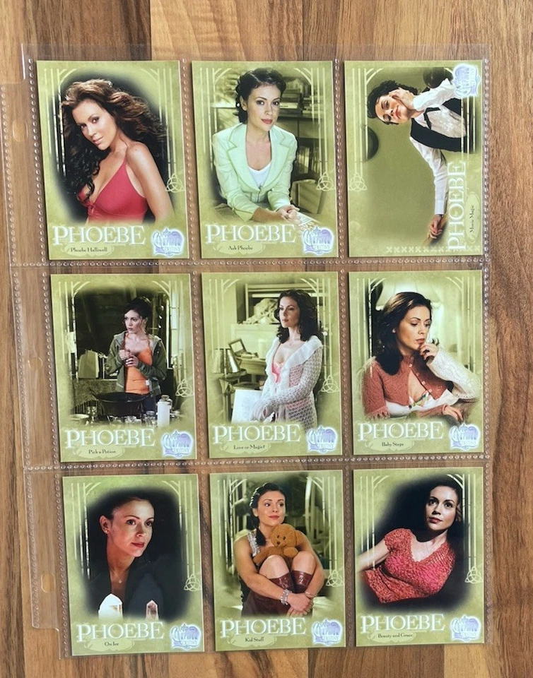 Alyssa Milano Charmed Phoebe Photocard Set 18 Cards 2 - Image 2 of 4