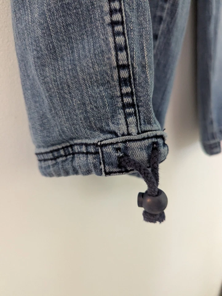 Pantalones Cortos Vaqueros Enyce Clothing Co Logo Gráfico Talla 40 De Colección Y2K Sueltos Largos  Foto 3 de 4