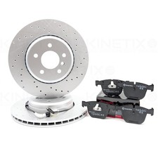 PARA BMW SERIE 6 M SPORT E63 E64 DISCOS DE FRENO TRASEROS PERFORADOS PASTILLAS BREMBO Y SENSOR