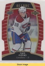 2019-20 Upper Deck Allure Rookies Red Rainbow Cale Fleury #95 READ 0ha
