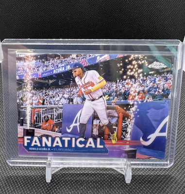RONALD ACUNA JR. 2025 Topps Chrome Baseball Fanatical SSP Braves
