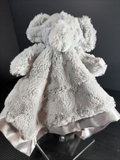 Cloud Island Gray Elephant Security Blanket Lovey Swirl