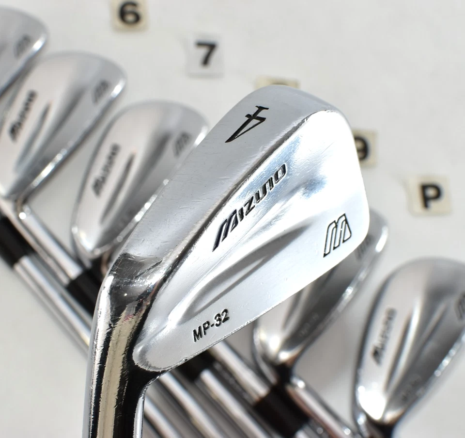 Mizuno MP-32 7p 4-5-6-7-8-9-Pw LH Golf Men Club Iron Set DG S200 Stiff MP 32 - Image 3 of 4