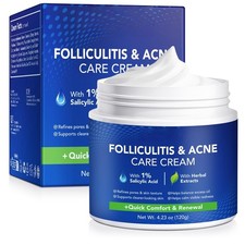 Folliculitis & Acne Treatment Cream Salicylic Acid & Herbal Extracts