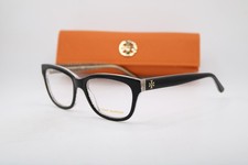 NEW TORY BURCH TY 2090 1740 BLACK GOLD AUTHENTIC EYEGLASSES 52-17