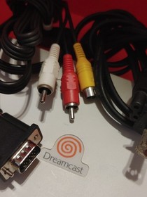 SEGA Dreamcast Console - White w/Controller, Cables, Memory Card. Please Read. 