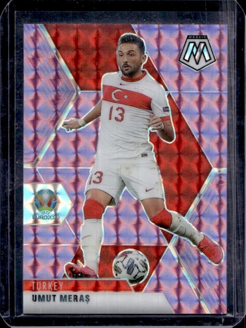 2021 Panini Mosaic UEFA EURO Umut Meras Mosaic Purple #/49 Turkey