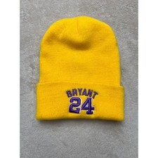 Kobe Bryant 24 Los Angeles Lakers Beanie Mens...