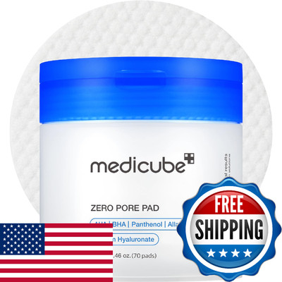 Medicube Zero Pore Pads 2.0 Dual-Textured Toner Pads Exfoliate & Refine Pores