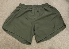 Marine Corps USMC Ranger Pantees Silkies Soffe PT Shorts Men’s M Army Green