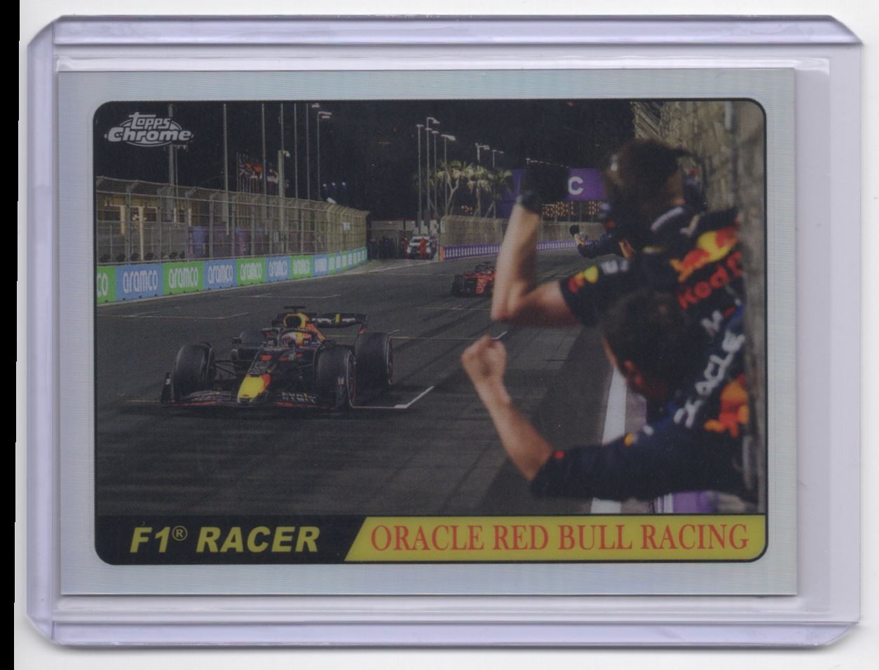 2022 Topps Chrome Formula 1 Racer Max Verstappen Oracle Red Bull Racing #T68-MV