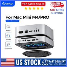 ORICO 40Gbps USB HUB Docking Station for Mac Mini M4 M4 Pro M.2 NVMe SSD