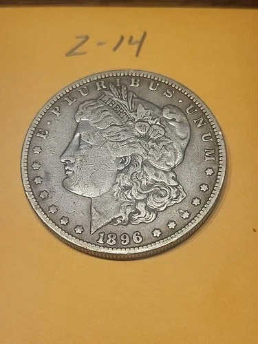 1896 S Morgan Dollar VF Lot2-13