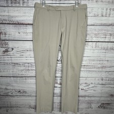 Peter Millar Pants 35x32 Oat Crown Crafted Surge Performance Trouser Chino FLAW