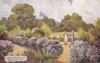 Postkarte - Hampshire Garden bei Southboune - Ansicht