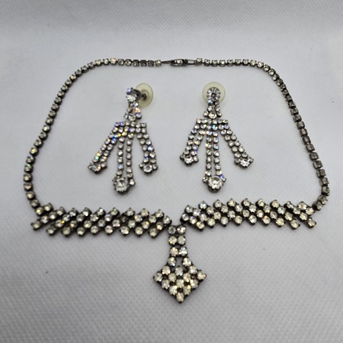 vintage-rhinestone-necklace-and-earrings-ebay