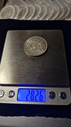 King George Vi silver crown coin , brilliant uncirculated, in protective capsule - Picture 7 of 16
