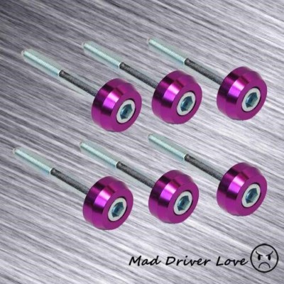 Purple Billet Lower Control Arm Dress Up Washers Kit For 1988-2000 Honda Civic