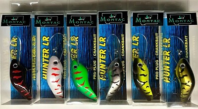 Crankbait Assortment (6): ''HUNTER'' LR