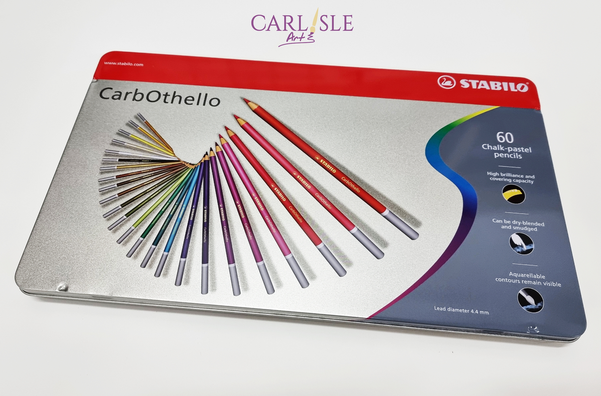 STABILO Carbothello Pastel Pencil - Turquoise Blue Art Pencil For Drawing & Blending