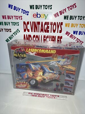 Vintage 1987 MASK Kenner Laser Command Factory Sealed Box AFA 80 NEW SEALED  