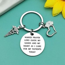 Keyrings gift for Christmas Valentines Day Birthday Daughter Son Stainless steel