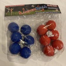 40 Ladder Ball Toss Game Replacement Bolo Balls Golf Ball Bolas Set 3Red 3Blue